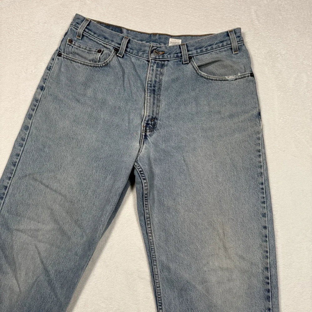 Levis Jeans Mens 36(34)x30 Blue Relaxed Fit‎ Straight Leg Vintage